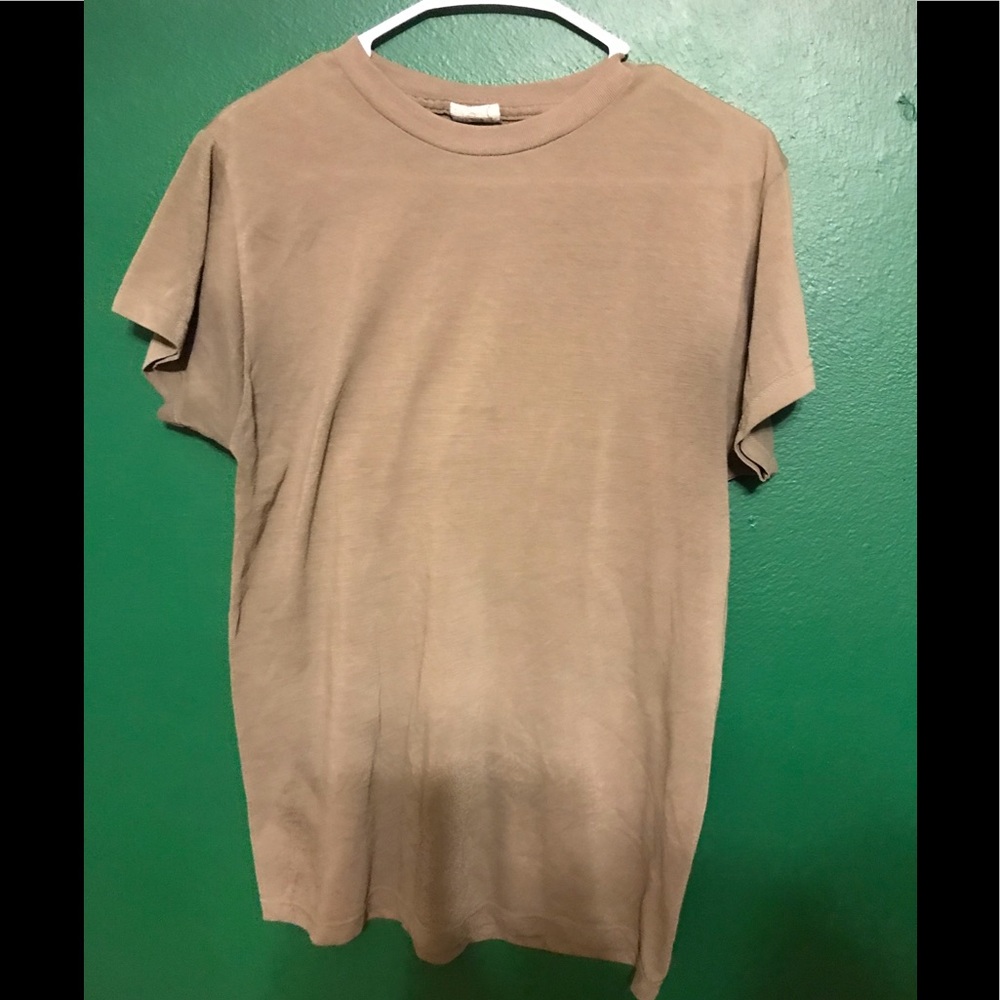 Military green tee